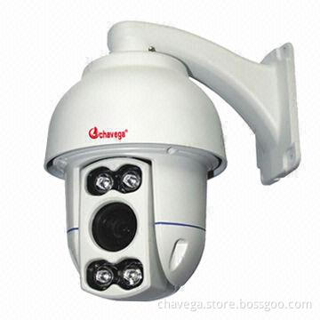 Outdoor Onvif 1/2.8-inch 10x Optical Zoom 1.3MP IP High-speed Dome Camera with 50m IR Distance